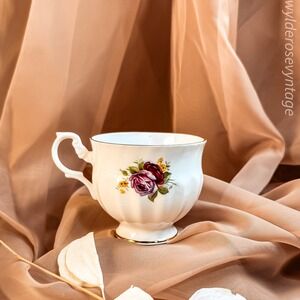 Floral Royal Dover Bone China Teacup‎